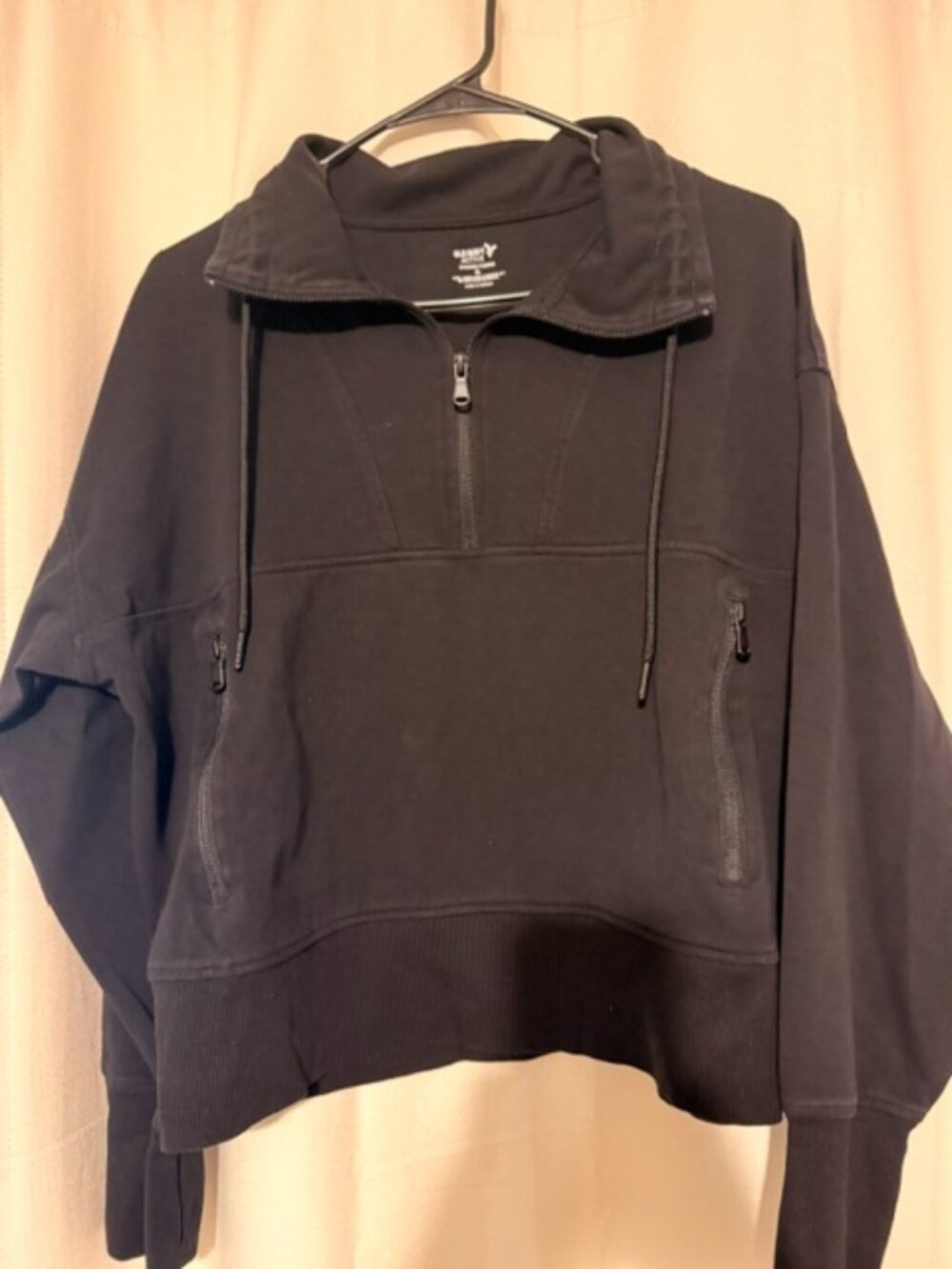 Old Navy 1/4 zip cropped jacket womens XL